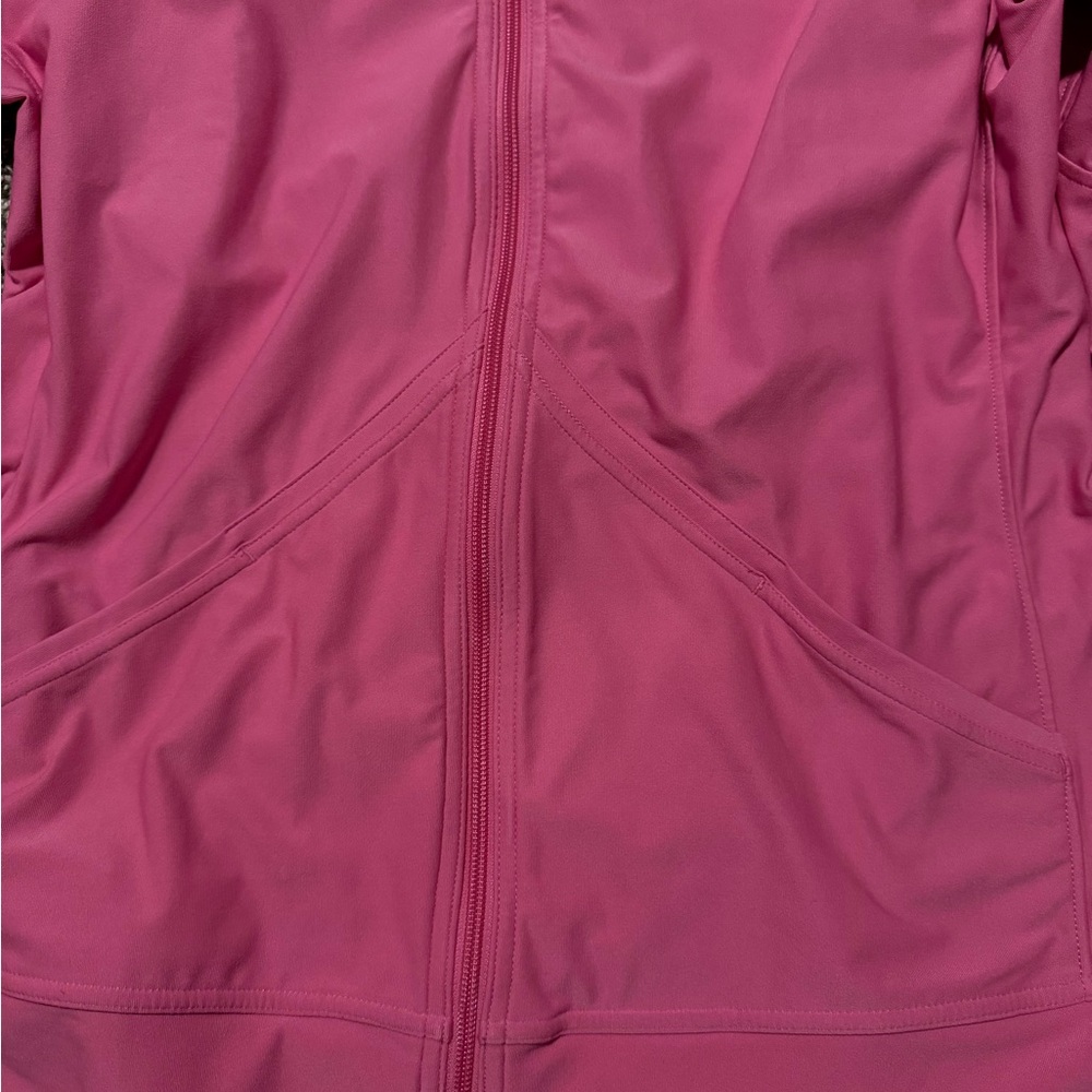 Nike Women's Rose Pink Full-Zip Bomber Jacket - Picture 3 of 6